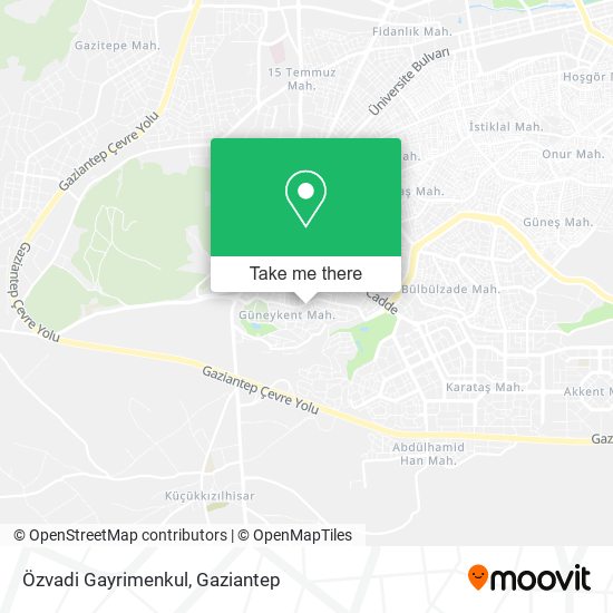 Özvadi Gayrimenkul map