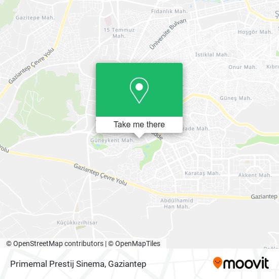 Primemal Prestij Sinema map