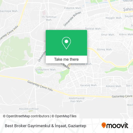 Best Broker Gayrimenkul & İnşaat map