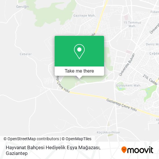 Hayvanat Bahçesi Hediyelik Eşya Mağazası map