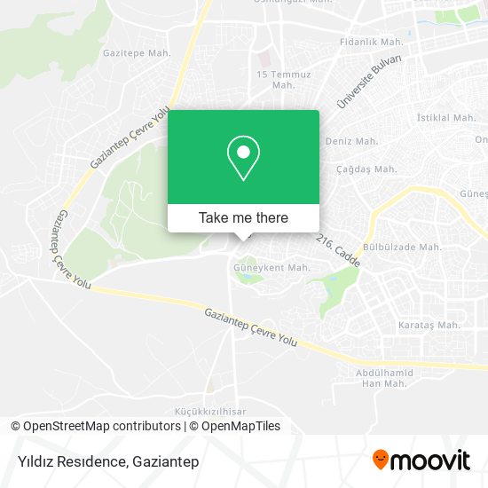 Yıldız Resıdence map