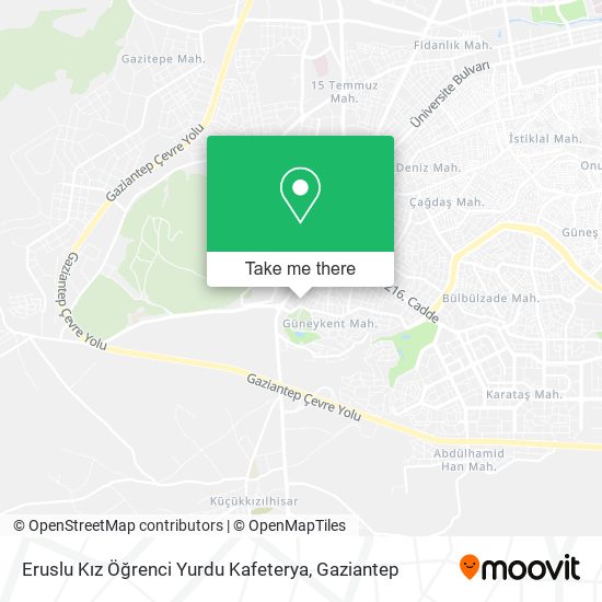 Eruslu Kız Öğrenci Yurdu Kafeterya map