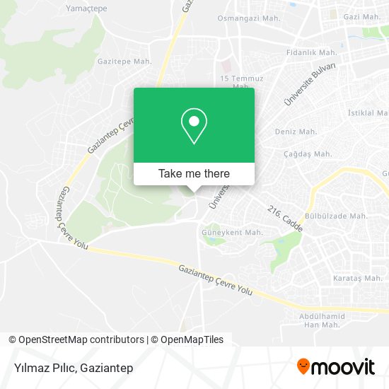 Yılmaz Pılıc map