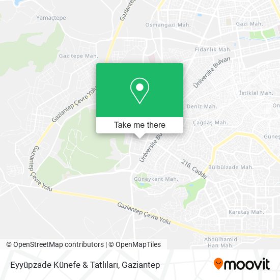 Eyyüpzade Künefe & Tatlıları map