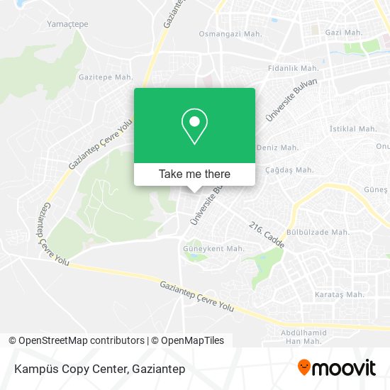 Kampüs Copy Center map