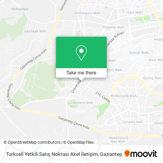 Turkcell Yetkili Satış Noktası Akel İletişim map