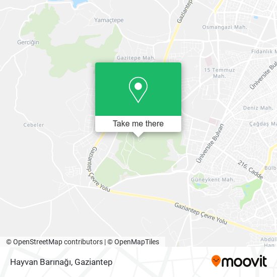 Hayvan Barınağı map