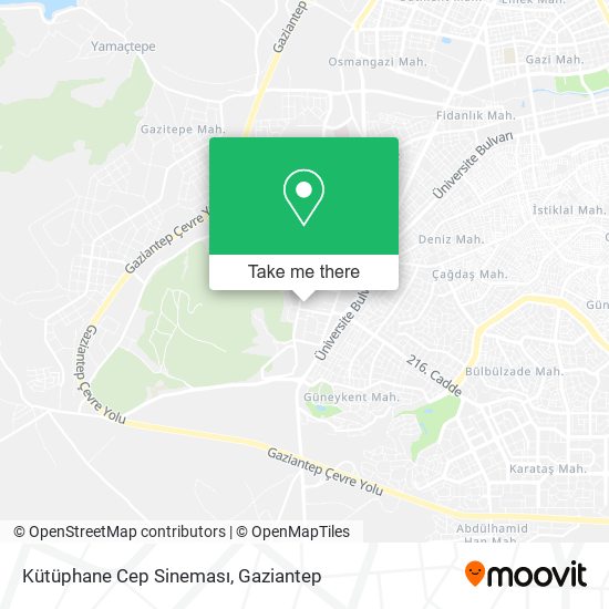 Kütüphane Cep Sineması map