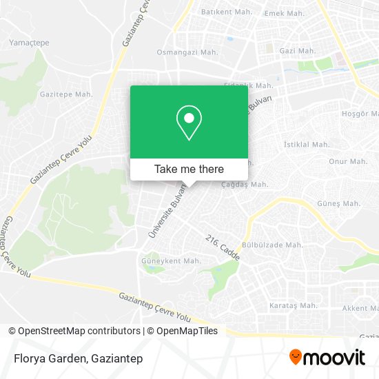 Florya Garden map