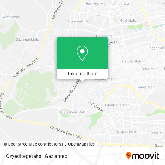 Özyeditepetaksi map
