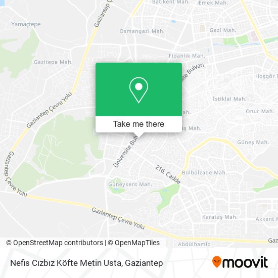 Nefis Cızbız Köfte Metin Usta map