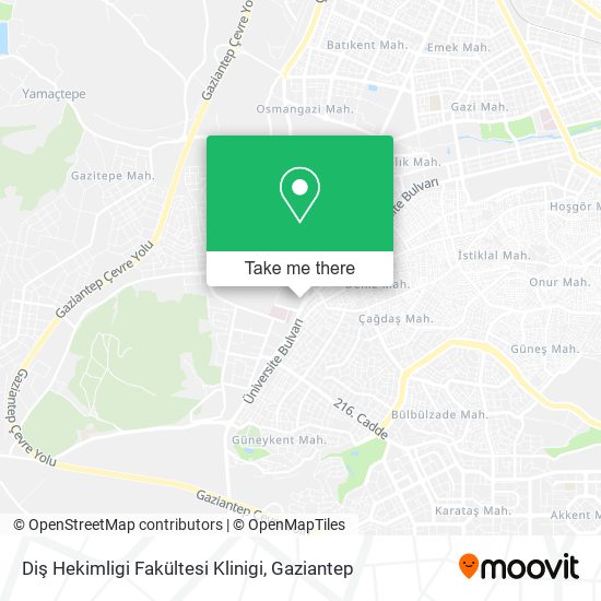 Diş Hekimligi Fakültesi Klinigi map