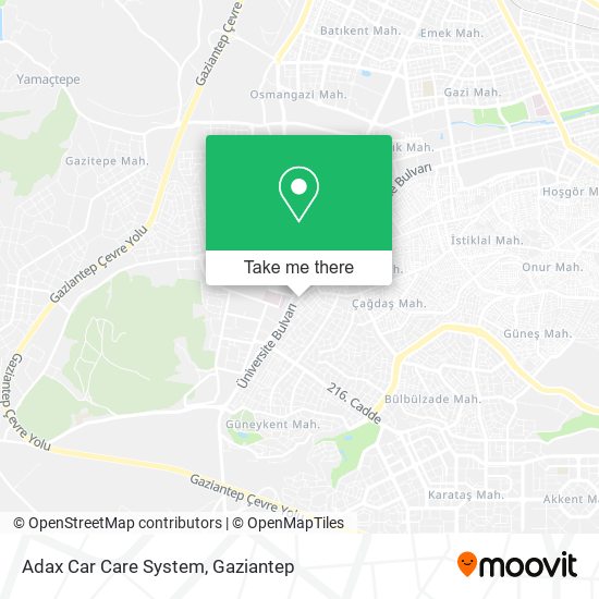 Adax Car Care System map