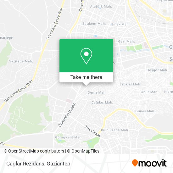 Çaglar Rezidans map
