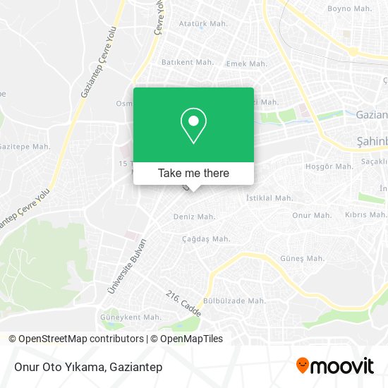 Onur Oto Yıkama map