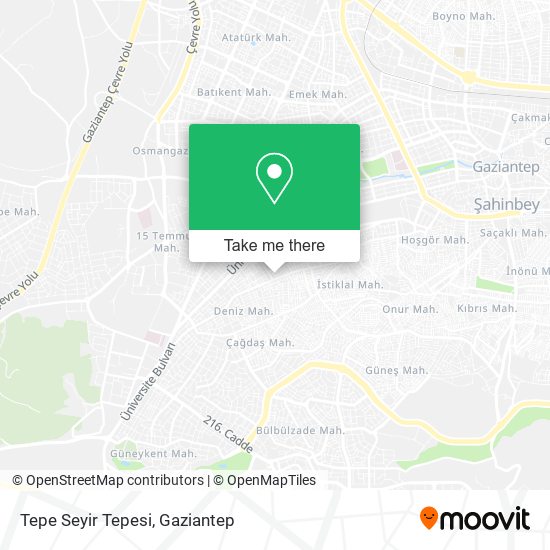 Tepe Seyir Tepesi map