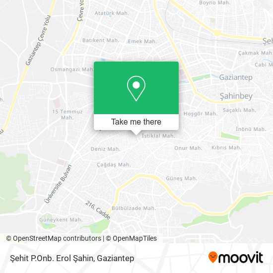Şehit P.Onb. Erol Şahin map
