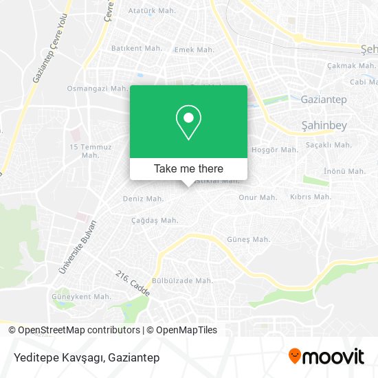 Yeditepe Kavşagı map