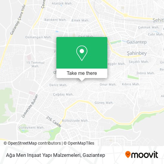 Ağa Men Inşaat Yapı Malzemeleri map