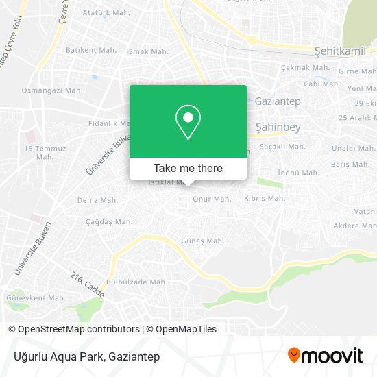 Uğurlu Aqua Park map