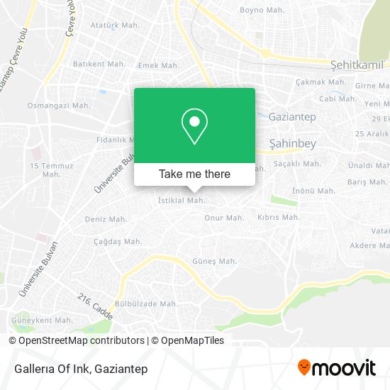 Gallerıa Of Ink map