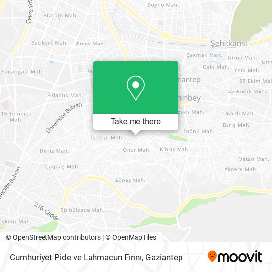Cumhuriyet Pide ve Lahmacun Fırını map