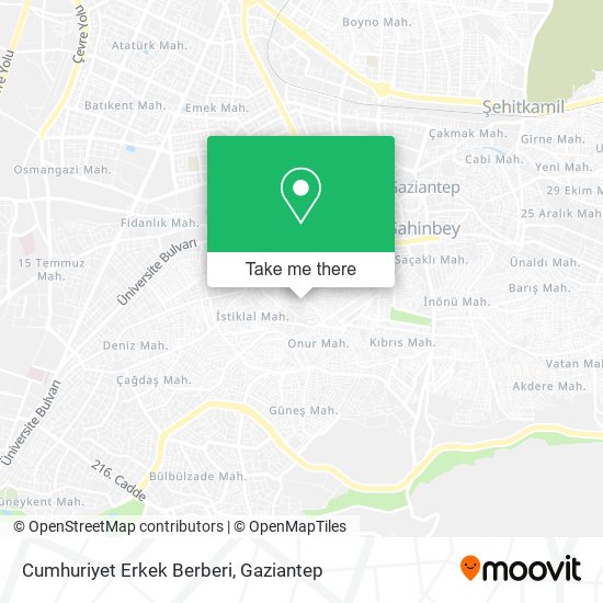 Cumhuriyet Erkek Berberi map