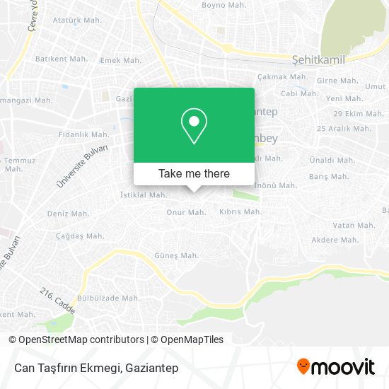Can Taşfırın Ekmegi map