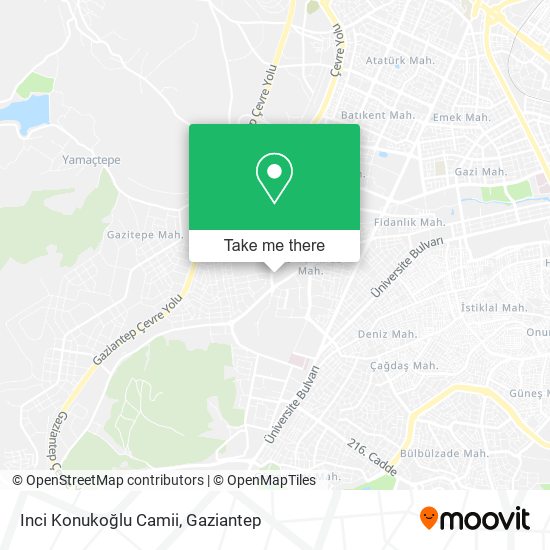Inci Konukoğlu Camii map