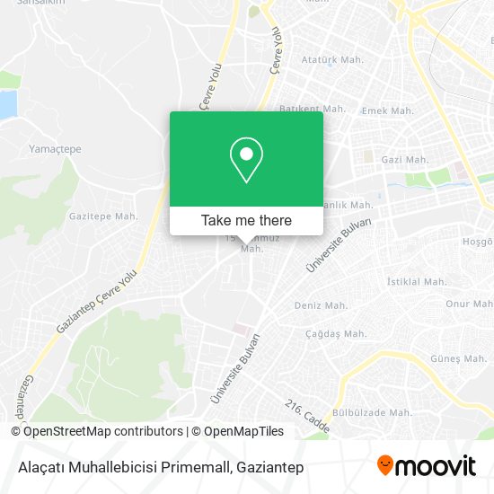 Alaçatı Muhallebicisi Primemall map