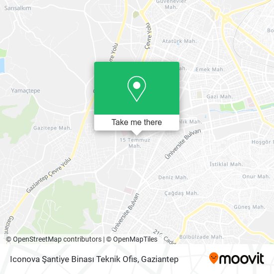 Iconova Şantiye Binası Teknik Ofis map