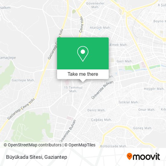 Büyükada Sitesi map