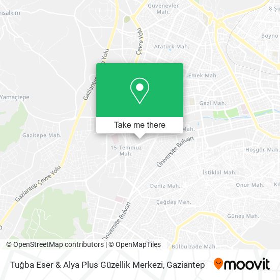 Tuğba Eser & Alya Plus Güzellik Merkezi map