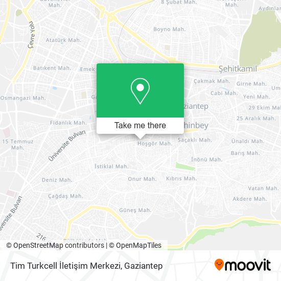 Tim Turkcell İletişim Merkezi map