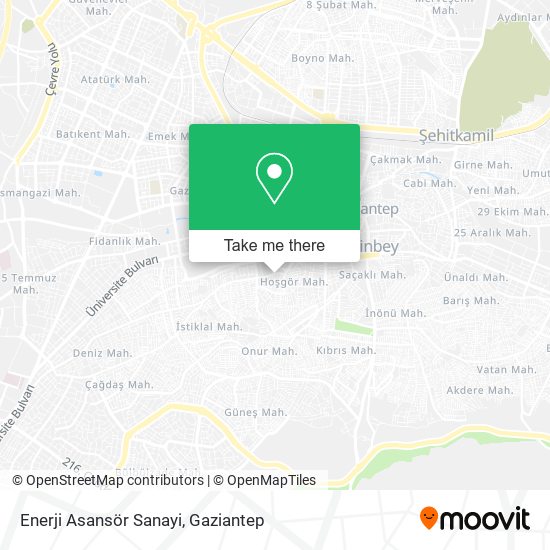 Enerji Asansör Sanayi map