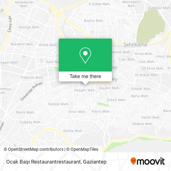 Ocak Başı Restaurantrestaurant map