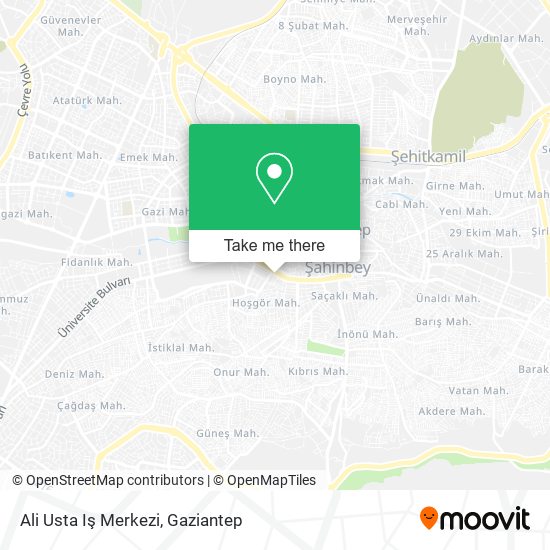 Ali Usta Iş Merkezi map
