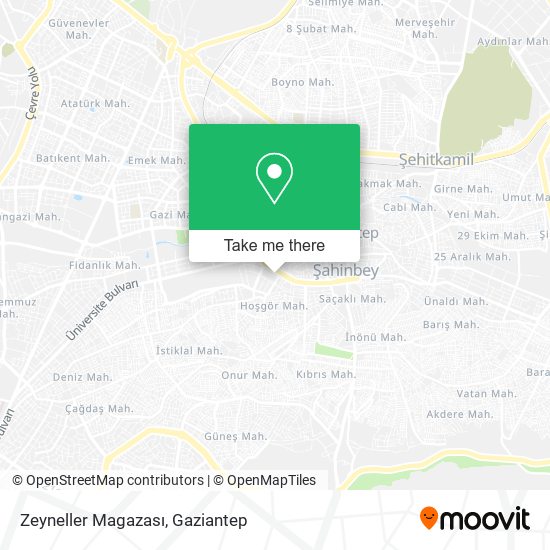 Zeyneller Magazası map