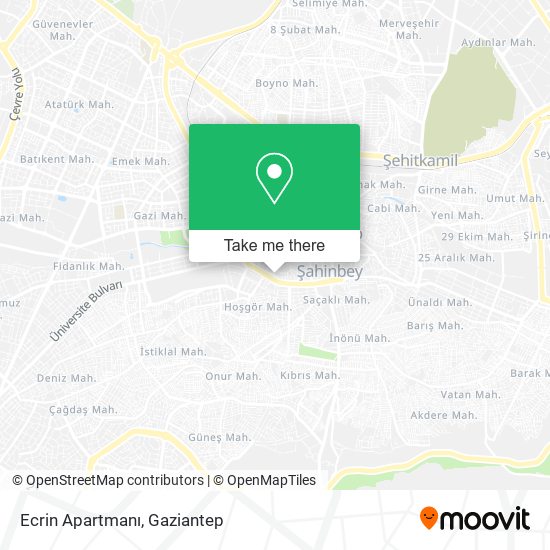 Ecrin Apartmanı map