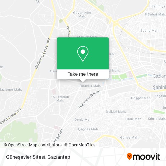Güneşevler Sitesi map