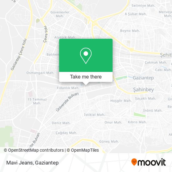 Mavi Jeans map