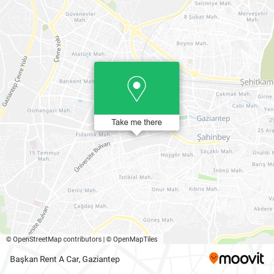 Başkan Rent A Car map