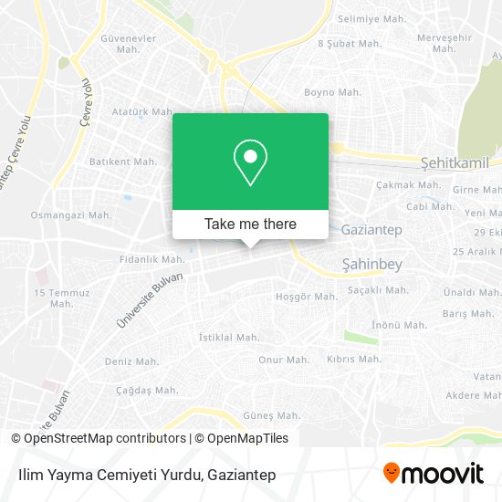 Ilim Yayma Cemiyeti Yurdu map