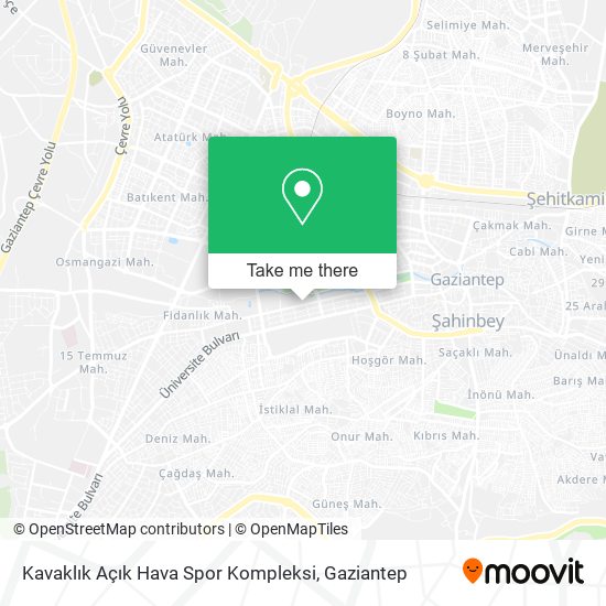 Kavaklık Açık Hava Spor Kompleksi map