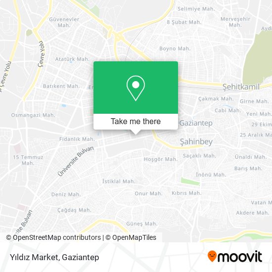 Yıldız Market map