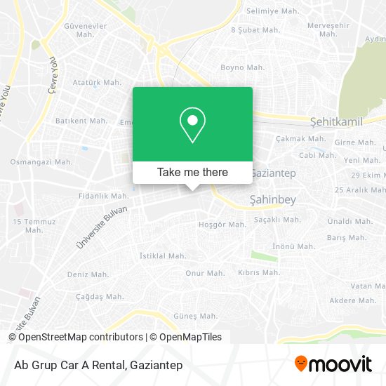 Ab Grup Car A Rental map