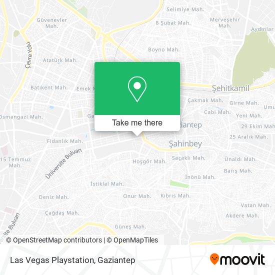 Las Vegas Playstation map