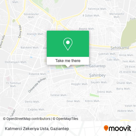 Katmerci Zekeriya Usta map