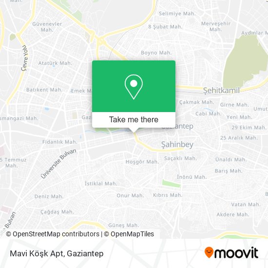 Mavi Köşk Apt map