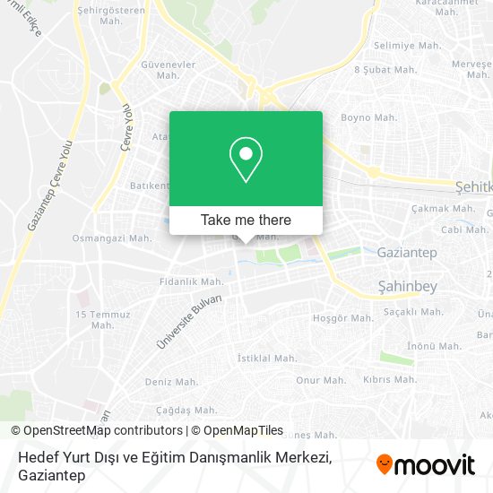 Hedef Yurt Dışı ve Eğitim Danışmanlik Merkezi map